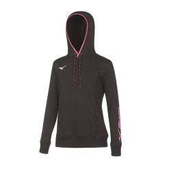 Bluza damska z kapturem Mizuno. Czarne bluzy sportowe damskie Mizuno, xl. Za 224.50 zł.