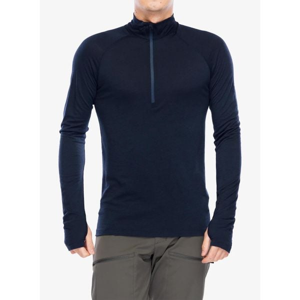 Bluza termoaktywna męska Houdini Desoli Light Half Zip. Niebieskie bluzy bez kaptura męskie Houdini, m. Za 398.99 zł.