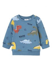 Name it Bluza "Himmel" w kolorze niebieskim ze wzorem rozmiar: 50. Niebieskie bluzy i bluzki niemowlęce Name it, bez wzorów, z bawełny, bez ramiączek, bez kaptura. Za 39.49 zł.