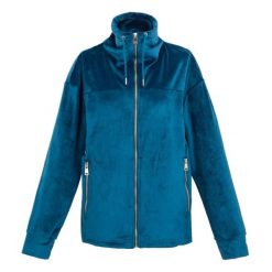 Damska polarowa bluza z pełnym zamkiem wykonana z weluru Regatta Jessalyn. Niebieskie bluzy bez kaptura damskie Regatta, z polaru. Za 229.50 zł.