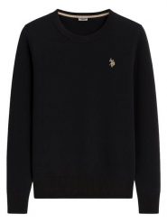 U.S. Polo Assn. Sweter w kolorze czarnym rozmiar: L. Czarne swetry klasyczne damskie U.S. Polo Assn., l, z bawełny, bez kołnierzyka. Za 147.91 zł.