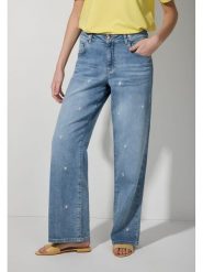 More & More Dżinsy - Comfort fit - w kolorze niebieskim rozmiar: 44. Niebieskie jeansy damskie MORE & MORE. Za 153.71 zł.