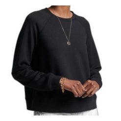 Bluza turystyczna damska Superdry Studios Modal Crew. Niebieskie bluzy bez kaptura damskie Superdry., s, z elastanu. Za 176.00 zł.