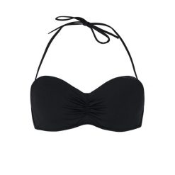 Damski top do kostiumu kąpielowego Protest Gemini bandeau B&C cup. Czarne bikini damskie Protest, bez wzorów. Za 252.50 zł.