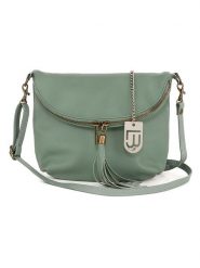 Lucca Baldi Skórzana torebka "Cetona" w kolorze zielonym - 24 x 18 x 4 cm rozmiar: onesize. Zielone torebki klasyczne damskie Lucca Baldi, z aplikacjami, z materiału, bez dodatków. Za 173.99 zł.