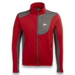 Bluza Ande New Averta Dorośli. Czerwone bluzy sportowe męskie Ande, bez wzorów, z elastanu, sportowe, bez kołnierzyka, bez ramiączek. Za 330.99 zł.