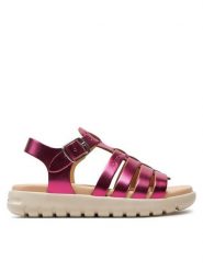 Geox Sandały J Sandal Soleima Gir J35GSB 000CF C8002 M Różowy. Czerwone sandały dziewczęce Geox, ze skóry, bez zapięcia. Za 289.99 zł.