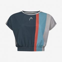 Koszulka z krótkim rękawem damska PADEL Crop Top. Szare bluzki damskie HEAD, s, bez wzorów, z jersey, bez ramiączek. W wyprzedaży za 161.00 zł.