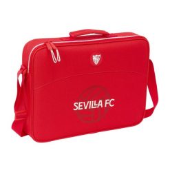 Torba szkolna Sevilla Fútbol Club Czerwony. Czerwone torebki klasyczne damskie safta, bez wzorów, bez dodatków. Za 96.75 zł.