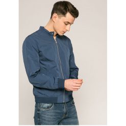 Selected - Kurtka bomber. Czarne kurtki męskie Selected, m, bez wzorów, z materiału, bez kaptura. W wyprzedaży za 119.90 zł.