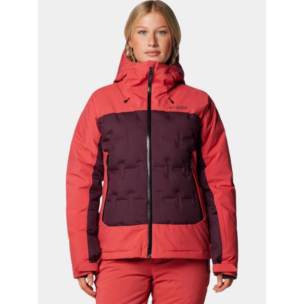 Kurtka Narciarska Damska Columbia Wildcard Iv. Czerwone kurtki damskie Columbia, xs, bez wzorów, z puchu, bez kaptura, narciarskie. Za 922.99 zł.