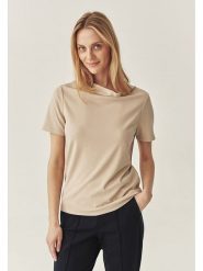 TATUUM Koszulka "Luca" w kolorze beżowym rozmiar: XL. Brązowe bluzki damskie Tatuum, xl, bez wzorów, bez kołnierzyka. Za 115.24 zł.
