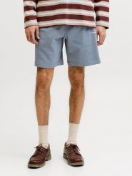 Jack & Jones Szorty dresowe "Karl" w kolorze błękitnym rozmiar: L. Niebieskie szorty męskie Jack & Jones, bez wzorów, z bawełny. Za 60.95 zł.