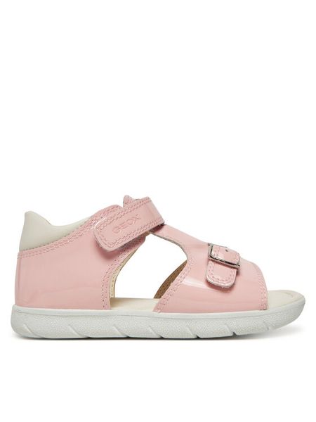 Geox Sandały B Sandal Alul B551YC 00066 C8010 M Różowy. Czerwone sandały dziewczęce Geox, z materiału, bez zapięcia. Za 259.99 zł.