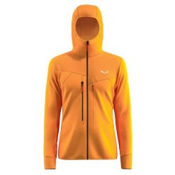 Polarowa bluza z kapturem Salewa Agner. Brązowe bluzy z kapturem męskie Salewa, m, z polaru. Za 620.00 zł.