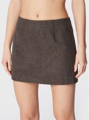Herskind Spódnica mini Debby 4648911 Brązowy Regular Fit. Brązowe spódniczki damskie Herskind, bez wzorów, z syntetyku, mini. Za 479.99 zł.