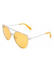 Polaroid Damskie okulary przeciwsłoneczne w kolorze srebrno-pomarańczowym rozmiar: 58. Pomarańczowe okulary przeciwsłoneczne damskie Polaroid. Za 166.88 zł.