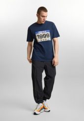 Koszulka sportowa męska Prosto Runner z krótkim rękawem. Niebieskie t-shirty sportowe męskie Prosto., m, z bawełny, bez ramiączek. Za 124.99 zł.