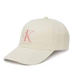 Czapka z daszkiem Calvin Klein Jeans. Żółte czapki z daszkiem damskie Calvin Klein Jeans, bez wzorów, z jeansu. Za 119.99 zł.