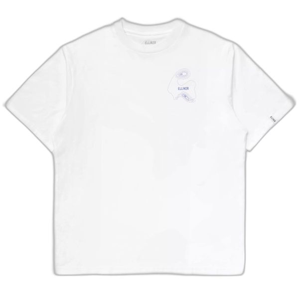 T-shirt Elliker Rill. Białe t-shirty damskie ELLIKER, l, bez wzorów, z bawełny, bez kołnierzyka. Za 167.50 zł.