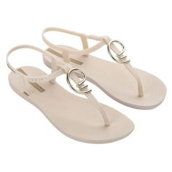 Sandały damskie Ipanema Class Stylish. Brązowe sandały damskie Ipanema, bez wzorów, bez obcasa. Za 96.75 zł.