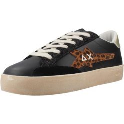 Buty SUN68 KATY LEATHER Czarny. Czarne obuwie treningowe damskie SUN68, na fitness i siłownię. Za 397.99 zł.