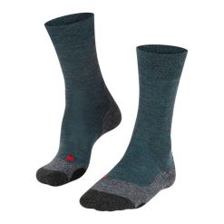 Skarpetki Falke TK2 Melange. Niebieskie skarpetki męskie Falke, bez wzorów, z materiału. Za 161.50 zł.