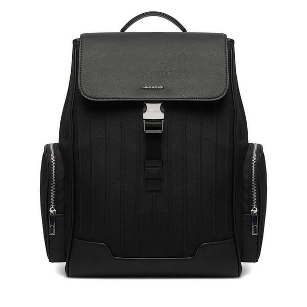 Plecak GINO ROSSI. Czarne plecaki męskie Gino Rossi, bez wzorów. Za 299.99 zł.