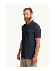 Koszulka polo męska Jack Wolfskin Essential. Niebieskie koszulki polo męskie Jack Wolfskin, l, bez wzorów, z tkaniny, bez ramiączek. Za 276.65 zł.