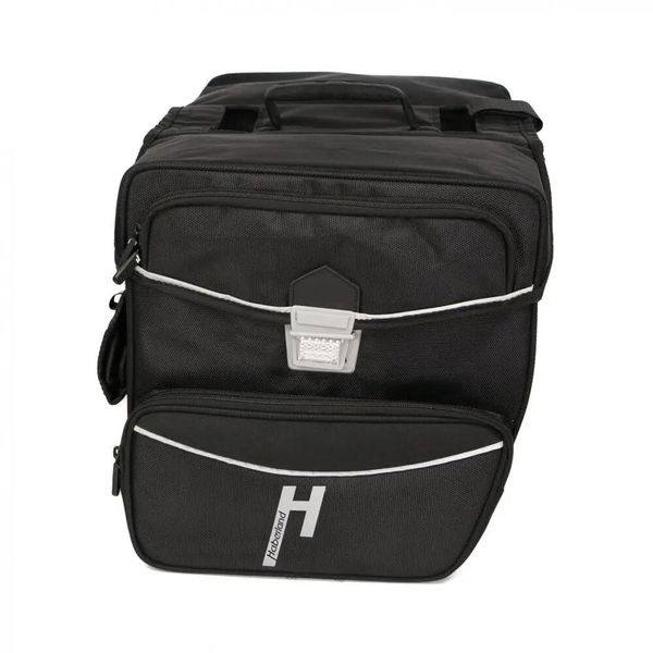 Podwójna torba Haberland Touring Max twin bag TD6400, 33 l. Czarne torebki klasyczne damskie HABERLAND, bez wzorów, bez dodatków. Za 564.95 zł.