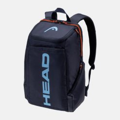 Plecak na rakietę tenisową Head Pro. Niebieskie plecaki damskie HEAD, bez wzorów, z materiału, eleganckie. Za 289.00 zł.