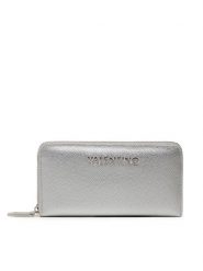 Valentino Portfel Divina VPS1R4155G Srebrny. Szare portfele damskie Valentino, bez wzorów, ze skóry. Za 189.99 zł.