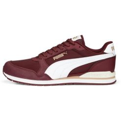 Buty do chodzenia męskie Puma ST RUNNER V3 NL. Czerwone buty sportowe na co dzień męskie Puma, z materiału, bez zapięcia, trekkingowe. Za 381.00 zł.