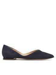 HÖGL Baleriny Basic 9-100012 Granatowy. Niebieskie baleriny damskie HÖGL, bez wzorów, ze skóry, bez obcasa. Za 449.99 zł.