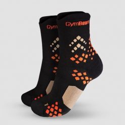 Skarpetki unisex bieganie oddychające Pulse. Czarne skarpetki damskie GYMBEAM, bez wzorów, z elastanu. Za 20.90 zł.