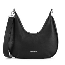 Torebka JENNY. Czarne listonoszki damskie Jenny, bez wzorów, bez dodatków. Za 129.99 zł.