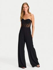 Hey Kyla Kombinezon 3AI010HK Czarny Regular Fit. Czarne kombinezony damskie Hey Kyla, bez wzorów, z syntetyku, bez kołnierzyka, bez ramiączek. Za 859.99 zł.