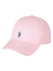 U.S. Polo Assn. Czapka golfowa w kolorze jasnoróżowym rozmiar: onesize. Różowe czapki męskie U.S. Polo Assn., bez wzorów, z bawełny, sportowe. Za 74.28 zł.