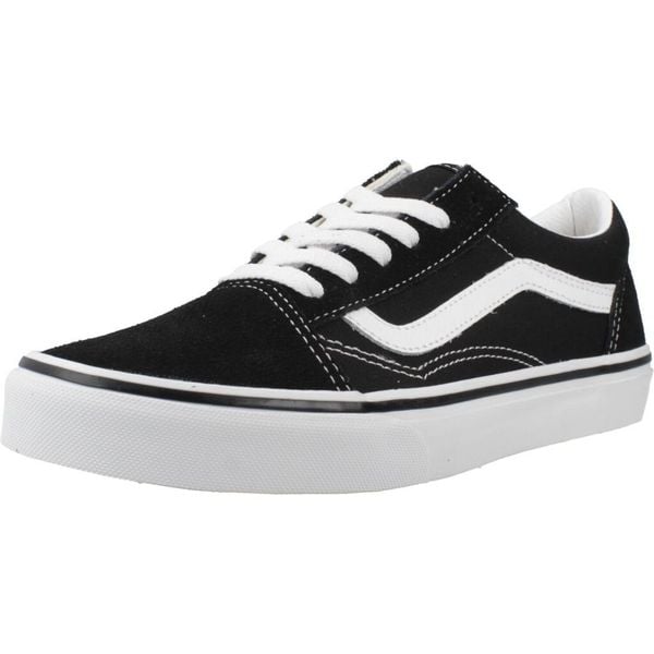 Buty VANS OLD SKOOL Czarny. Czarne buty trekkingowe męskie Vans, ze skóry, bez zapięcia, trekkingowe, Vans Old Skool. Za 262.99 zł.