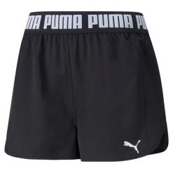 Spodenki fitness damskie PUMA Train Puma Strong Woven. Białe spodenki sportowe damskie Puma, xl, na fitness i siłownię. Za 78.99 zł.