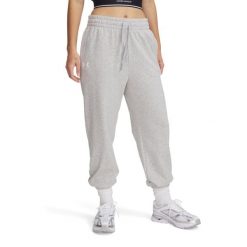 Damskie spodnie dresowe Under Armour Rival Terry. Szare spodnie sportowe damskie Under Armour, m, z dresówki, na fitness i siłownię. Za 247.00 zł.