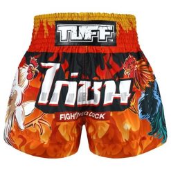 Spodenki treningowe TUFF Fighting Rooster XL. Brązowe szorty damskie TUFF, bez wzorów, sportowe. Za 149.00 zł.