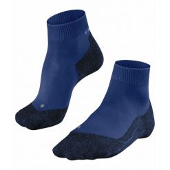 Skarpetki Falke RU4 Light Short. Niebieskie skarpetki męskie Falke, bez wzorów, z elastanu. Za 138.50 zł.