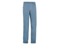 Spodnie wspinaczkowe E9 Free Julian, steel blue. Niebieskie spodnie materiałowe męskie E9, bez wzorów, z bawełny, eleganckie. Za 335.92 zł.