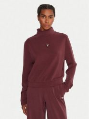 Guess Bluza Olympe V4YQ05 KCAY2 Bordowy Regular Fit. Czerwone bluzy bez kaptura damskie Guess, m, z syntetyku. Za 279.99 zł.