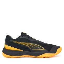 Buty halowe Puma. Czarne buty sportowe na co dzień męskie Puma, bez zapięcia. Za 239.99 zł.