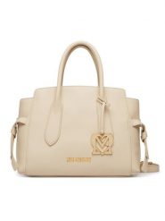 LOVE MOSCHINO Torebka JC4055PP1PLL0110 Kremowy. Białe torebki klasyczne damskie Love Moschino, bez wzorów, ze skóry, bez dodatków. Za 1,009.00 zł.