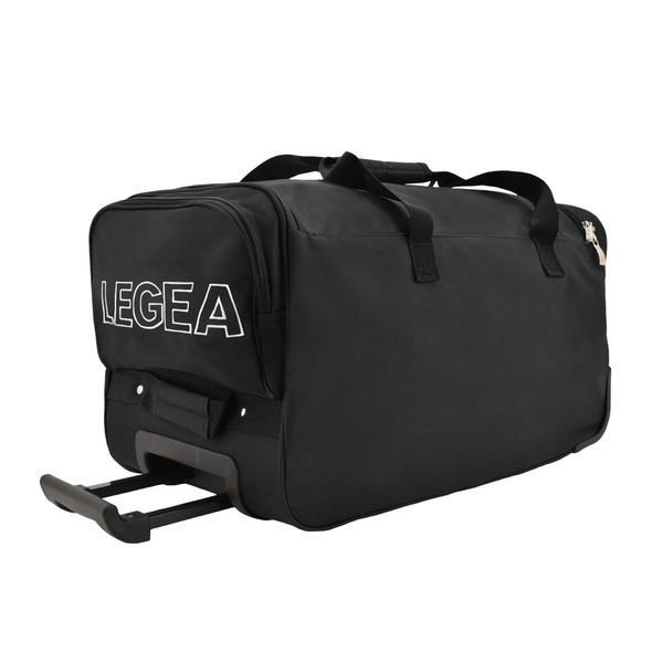 Trolley podróżny SALERNO 59 x 32 x 32 cm. Czarne walizki Legea, bez wzorów. W wyprzedaży za 147.50 zł.