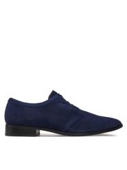 Baldowski Półbuty M00201-0696-008 Granatowy. Niebieskie buty wizytowe męskie Baldowski, ze skóry, bez zapięcia. Za 539.99 zł.