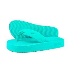 Japonki basenowe damskie Flip Flop Comfy Flower. Niebieskie klapki damskie Flip Flop, bez wzorów, bez obcasa. Za 100.05 zł.